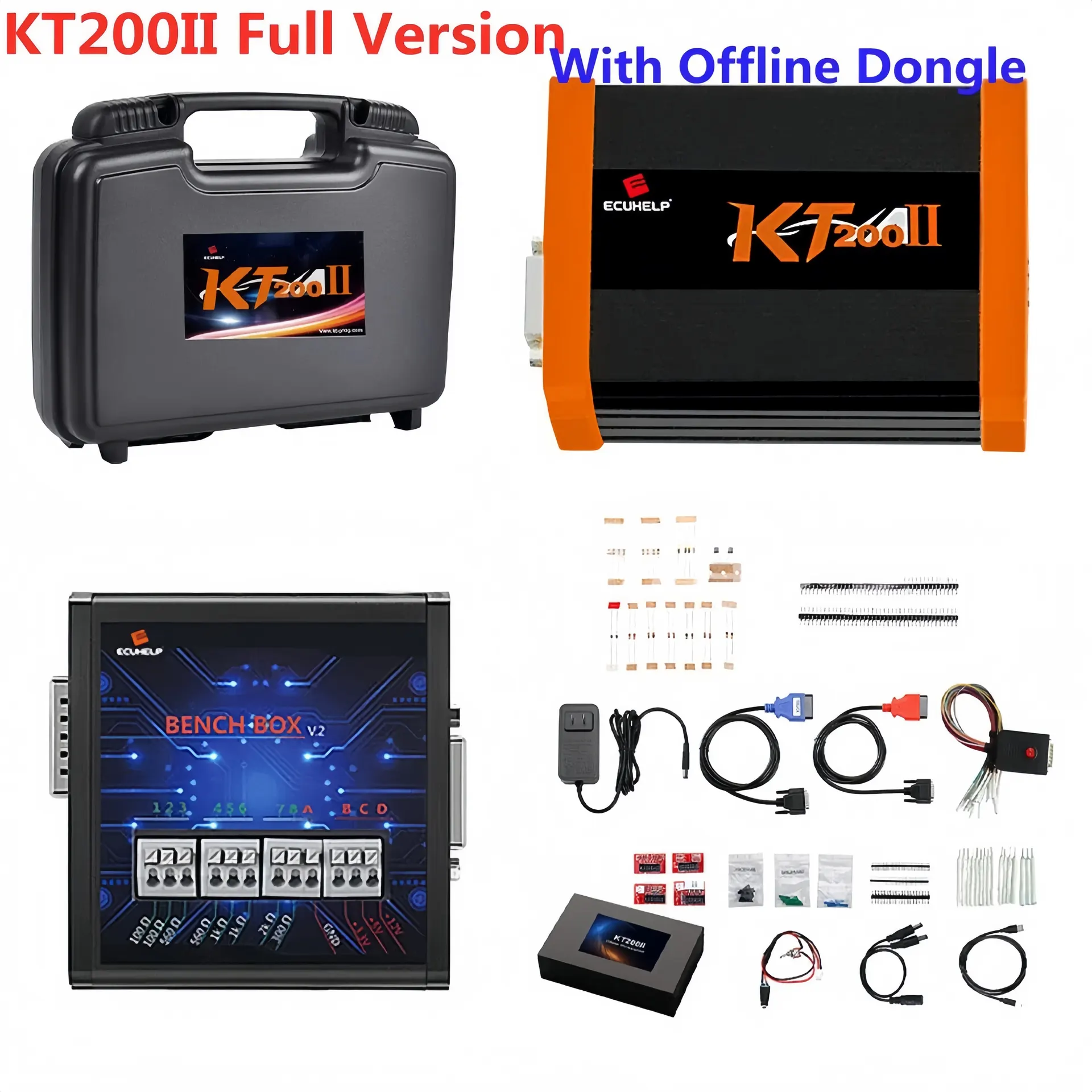 مجموعة مبرمجيات ECUHELP KT200II المهنية: تغطية كاملة للبروتوكول، وتمكين التشخيص العميق للإلكترونيات السيارات ومعايرة الأداء