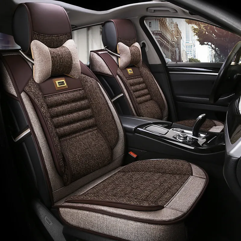 Breathable linen material·Five-layer composite·Comfort in all seasons Upgrade your in-car seat experience