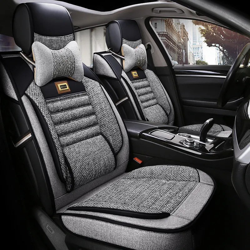 Breathable linen material·Five-layer composite·Comfort in all seasons Upgrade your in-car seat experience