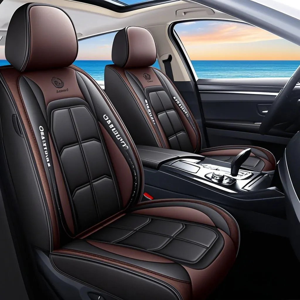 新款汽车座套全包座椅套PU皮坐垫罩四季通用汽车座垫