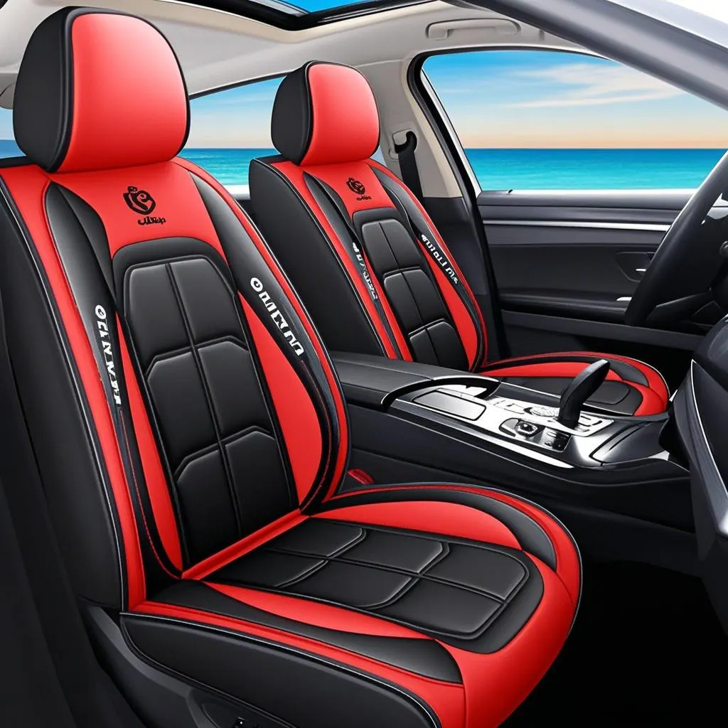 新款汽车座套全包座椅套PU皮坐垫罩四季通用汽车座垫