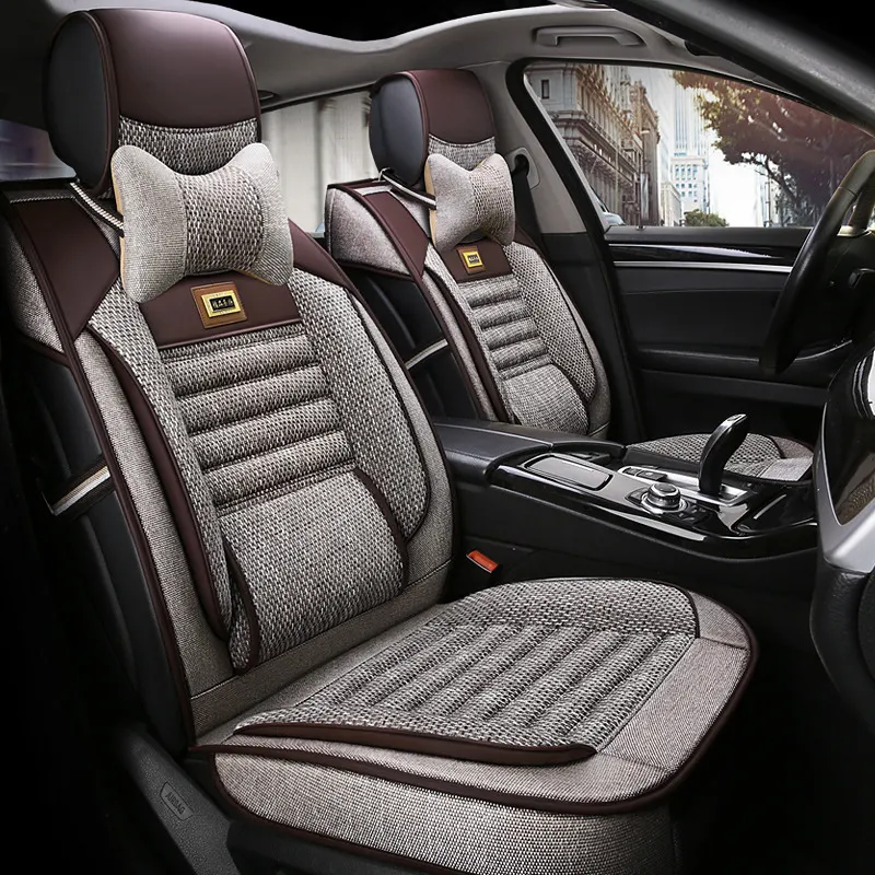 Breathable linen material·Five-layer composite·Comfort in all seasons Upgrade your in-car seat experience